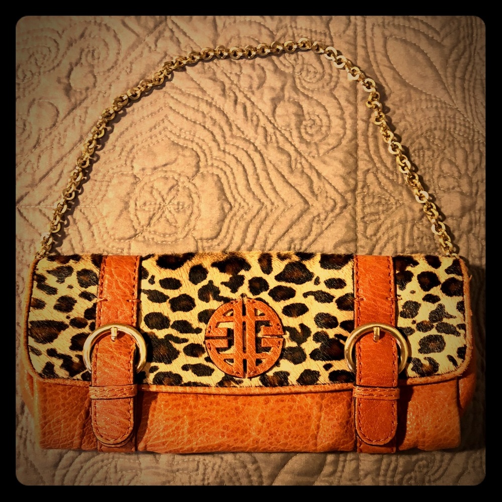 Leopard Print Leather Bag
